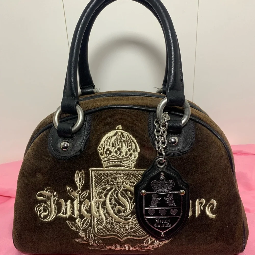 Vintage Juicy Couture Brown Bowler bag - Picture 1 of 8